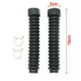 thumbnail image 4 of Universal Black Motorcycle Front Rubber Fork Boots Cover to Protect Absorber from Dust for Normal Motorcycle Use, 4 of 7