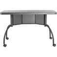 thumbnail image 3 of Oklahoma Sound Modern Plastic Teacher's WorkPod Desk in Charcoal Slate, 3 of 5