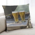 thumbnail image 1 of Ahgly Company Drinks Beer Indoor Throw Pillow, 18 inch by 18 inch, 1 of 6