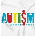 thumbnail image 2 of Autism Awareness Advocate Puzzle Plus Size Crewneck Graphic Tee Shirt Brisco Brands 3X, 2 of 5