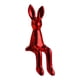 thumbnail image 4 of Escultura decorativa de conejo para sala de estar, dormitorio y escritorio. Rojo, 4 of 9