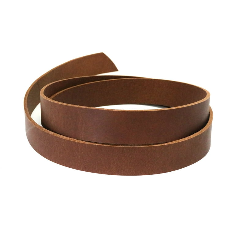 RAWHYD Full Grain Buffalo Leather Strip, Fine Brown Leather Straps Ideal  for Crafts DIY Belts, Bracelets, Jewelry, Key Chains and More (1.5 x 60)  