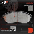 thumbnail image 3 of A-Premium Front and Rear Ceramic Disc Brake Pads Set Compatible with Select Nissan Models - Sentra 2013-2017, 8 Pcs, 3 of 6