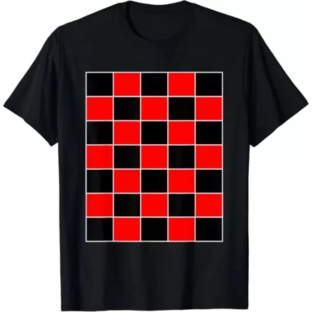Funny Checkerboard Board Games Black Red For Men Vintage Birthday Gift