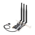 thumbnail image 1 of Dual Band 2.4/5G 1300Mpbs Tarjeta de Red Inalámbrica WiFi Bluetooth-Compatible 5.0 Likrtyny Para estrenar, 1 of 9