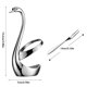thumbnail image 2 of Estante de almacenamiento de cubiertos con base de cisne con tenedor de frutas for el hogar, restaurante, hotel, 2 of 7
