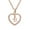 B, variant on Necklaces & Pendants Women's Fashion Heart Letter Necklace 26 Letters Love Clavicle Neck Chain A