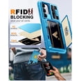 thumbnail image 3 of Funda para teléfono Vizvera Wallet RFID para Samsung Galaxy S25+Plus, 3 of 9