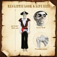 thumbnail image 2 of Yescom 5.4Ft Halloween Pirate Captain Skeleton Life Size Human Bone Movable Joints Outdoor Decor 2025, 2 of 9