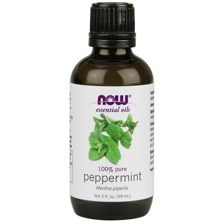 NOW Essential Oils, Peppermint Oil, Invigorating Aromatherapy Scent, Steam Distilled, 100% Pure, Vegan, (Best Essential Oils For Appetite Suppression)