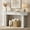 White-63IN, variant on Cherry 55IN Engineered Wood Console Table for Living Room Hallway Behind Sofa
