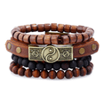 thumbnail image 1 of 6 Piezas Pulsera Para Hombre De Cuero Joyeria Dama Regalos Xtellar multicolor, 1 of 4