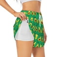 thumbnail image 2 of Haiem Cartoon Fruit 1 Women's 2 in 1 Running Shorts - Lightweight Athletic Workout Gym Yoga Breathable Sports Shorts Liner with Phone Pockets-Small, 2 of 9