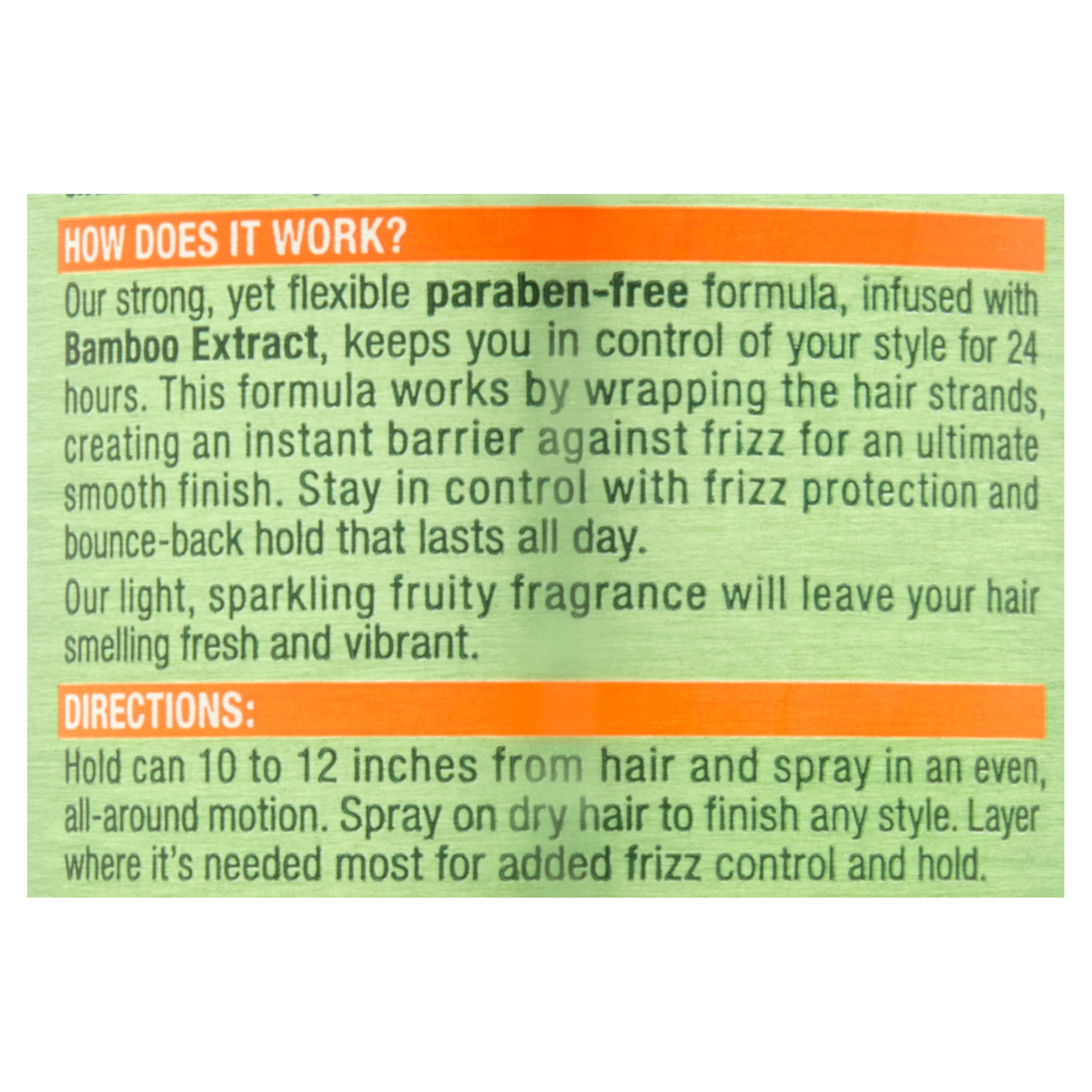 Garnier Fructis Style Sleek & Shine Anti-Humidity Hairspray,  oz. -  