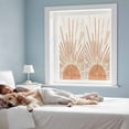 thumbnail image 3 of Orange Sunshine Window Privacy Film, Lines Retro Abstract Middle Century Static Cling UV Sun Blocking Heat Control Window Tint Day and Night, Non-Adhesive One Way Windows Privacy Cover 17.7''x39.3'', 3 of 7