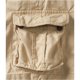 thumbnail image 3 of Aeropostale - Pantalones cortos de carga para hombre de longitud más larga, color beige, 40, 3 of 3
