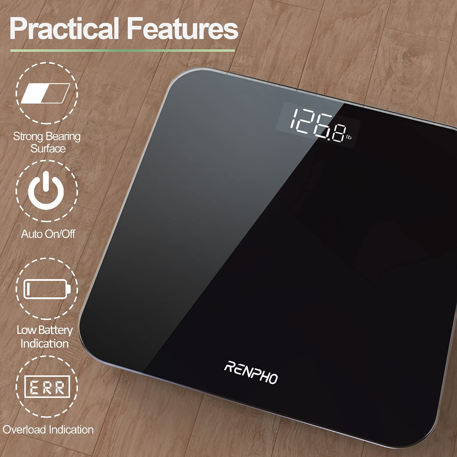 RENPHO Smart Scale for Body Weight, Digital Bathroom Scale BMI