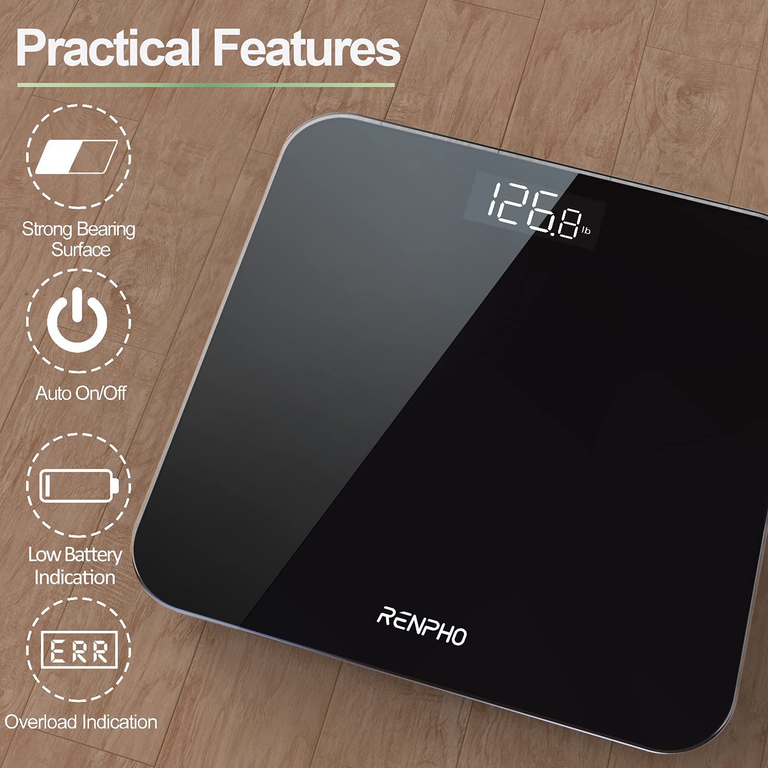 RENPHO Digital Body Weight Scale 400 lb photo 7