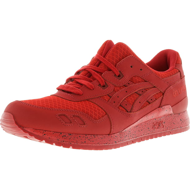 reposo cemento científico ASICS Men's Gel-Lyte Iii Red/Red Ankle-High Leather Running Shoe - 11M -  Walmart.com