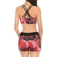 thumbnail image 4 of CONZONE Womens Bikini Sets With Shorts 2 Peice Swimsuits for Women High Waisted Graphic Lightweight Summer Beach Bathing Suits, 4 of 6