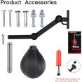Speed Bag Boxing Punching Bag Training Wall Mount Boxing Reflex Ball