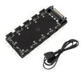 thumbnail image 2 of ARGB Splitter 5V 3Pin ARGB Hub Interface Computer Sync for LED Controller, 2 of 10