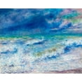 thumbnail image 2 of Renoir, Pierre-Auguste 24x20 White Modern Wood Framed Museum Art Print Titled - Seascape 1897, 2 of 4