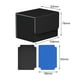 thumbnail image 4 of Caja para baraja de cartas coleccionables shamjiam Contenedor de piel sintética con 2 divisores Negro Gris, 4 of 8