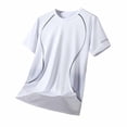 thumbnail image 6 of Men's Ultra Soft Bamboo Viscose Short Sleeve T-Shirt Cooling Comfy Lightweight Casual Sleep Lounge Shirt Big and Tall Size M-5XL White, 6 of 9