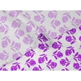 thumbnail image 5 of oneOone Velvet Purple Fabric Florals Craft Projects Decor Fabric Printed By The Yard 58 Inch Wide, 5 of 5