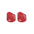 thumbnail image 1 of Unique Bargains 2 Pcs Guitar AMP Effect Pedal Knobs Pointer Control Knobs with Set Screw Aged Red, 1 of 3