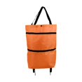 thumbnail image 2 of OUSITAID Home Essentials Portable Shopping Wheel Bag Tug Bag Telescopic Roller Bag Supermarket Shopping Bag Shopping Cart Foldable Backpack Home Organizer Container on Clearance, 2 of 5