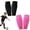 Black+Pink, variant on Soccer Shin Guards for Youth, Honeycomb Protective Pads with Lightweight Design