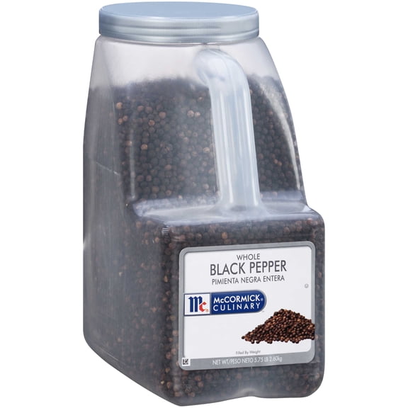 McCormick Culinary Whole Black Pepper, 5.75 lbs. -- 3 per case