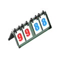 thumbnail image 2 of LOVIVER Tableau de Score Compact pour Tennis de Table Baseball Football Chiffres 4, 2 of 8