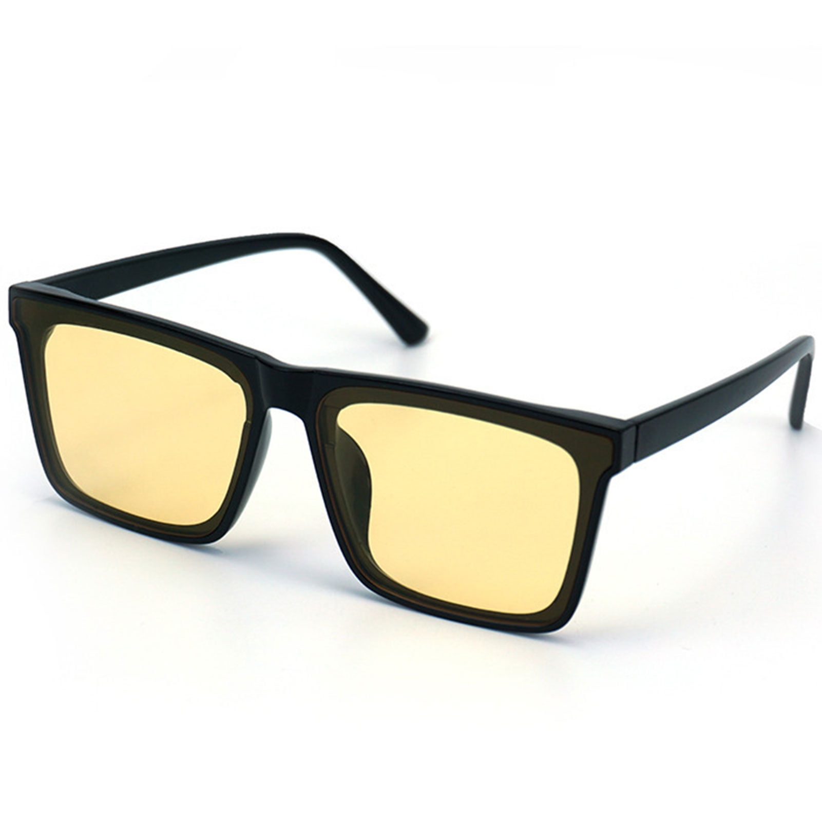 Funky Black Gold Square UV400 Sunglasses 