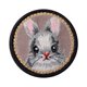 thumbnail image 1 of Porta agujas para el Día de la Madre, suministros de costura con dibujos de animales bordados. conejo, 1 of 9