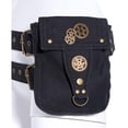 thumbnail image 4 of Hombres Mujeres Steampunk Riñoneras multifunzionale Riñonera Cinturón de cadera cinturo Cartera Monedero Negro Hugo Paquete de la cintura Steampunk, 4 of 8