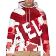thumbnail image 1 of Fiudx Sudadera con Capucha para Hombre, Elegante Sudadera de Manga Larga, Informal, con Estampado, Cómoda y Ligera, Ideal para Uso Diario, Fiestas y Eventos. Moda para Hombre., 1 of 4