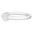 thumbnail image 3 of 925 Sterling Silver Simulated Diamond Birthstone CZ Ring For Little Girls Size 3, 3 of 5
