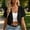 Black, variant on Womens Chiffon Open Front Cropped Cardigans Shrug Short Sleeve Bolero Jacket Sheer Lightweight Summer Cover Up