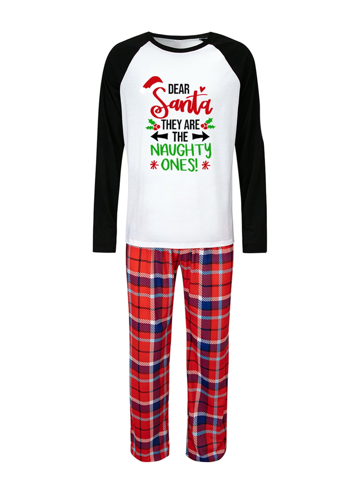 Matching Family Christmas Pajamas Sets 2023 - Classic Plaid Long Sleeve PJs For Couples & Family - View #5