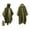 Army Green, variant on Hooded Rain Poncho Waterproof Raincoat for Men Women Adults,Waterproof Lightweight Unisex Raincoat for Hiking Camping Emergency