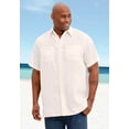 thumbnail image 4 of KingSize Men's Big & Tall Short-Sleeve Linen Shirt, 4 of 4