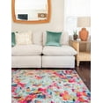 thumbnail image 4 of Unique Loom Chromatic Collection Area Rug - Champagne (8' x 11' Rectangle Multi/Blue), 4 of 6