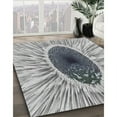 thumbnail image 2 of Ahgly Company Indoor Rectangle Patterned Ash Gray Novelty Area Rugs, 4' x 6', 2 of 6