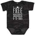 thumbnail image 3 of Inktastic Free- Now and Always- Juneteenth 6-19-1865 Boys or Girls Baby Bodysuit, 3 of 5