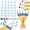 Light Blue, variant on Numbered Pencil Toppers, Reusable Numbering Pencil Toppers Set, 1-30 Teacher Supplies with Number for Classroom Organization