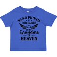 thumbnail image 3 of Inktastic Handpicked for Earth by My Grandma in Heaven Angel Wings Boys or Girls Toddler T-Shirt, 3 of 5