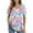 Color 26, variant on FOLUNSI Womens T Shirts Short Sleeve Round Neck Loose Print Tunic Tops with Pocket
